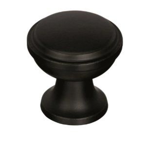 Black & Gold Jacomien Mushroom Knobs & Bar Pulls